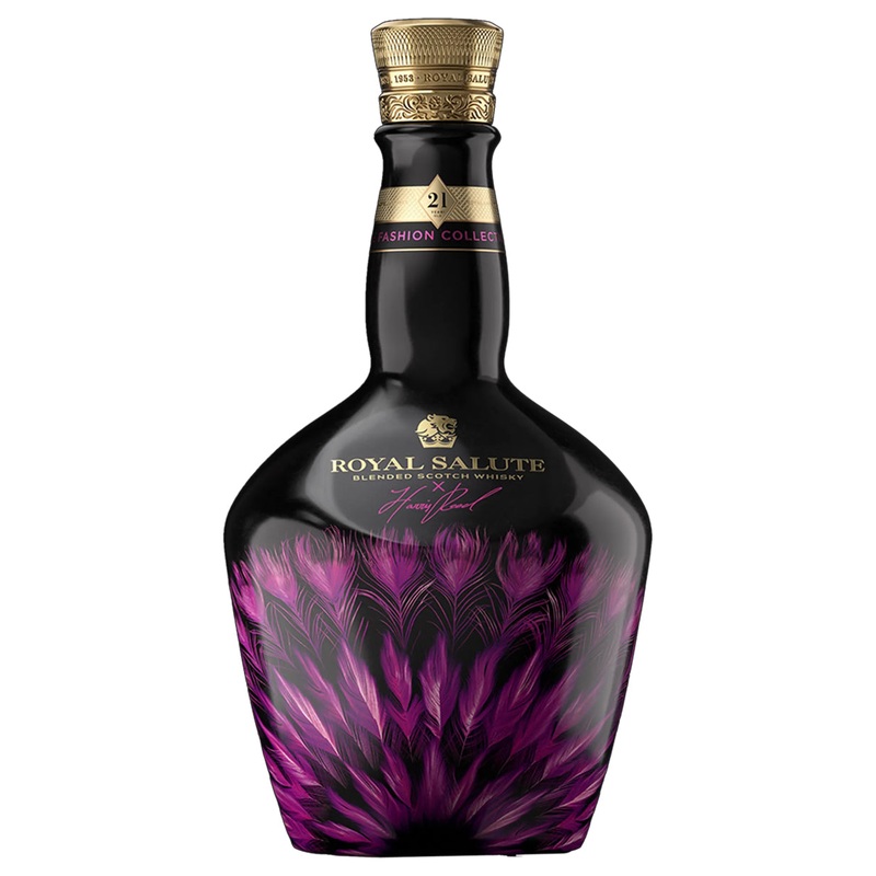 Chivas Regal Royal Salute The Harris Reed Edition Purple Bottle