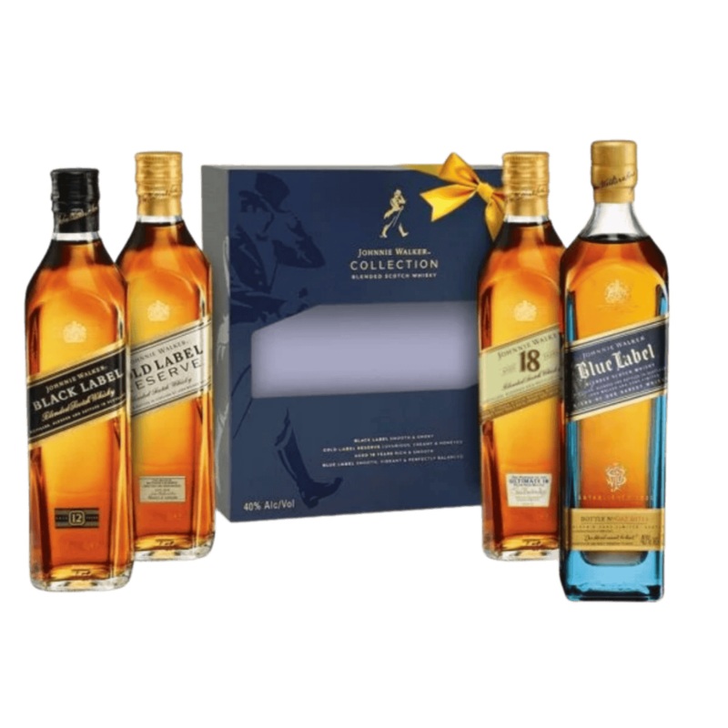 Johnnie Walker Gift Set Collection 4 Bottle x 200ML