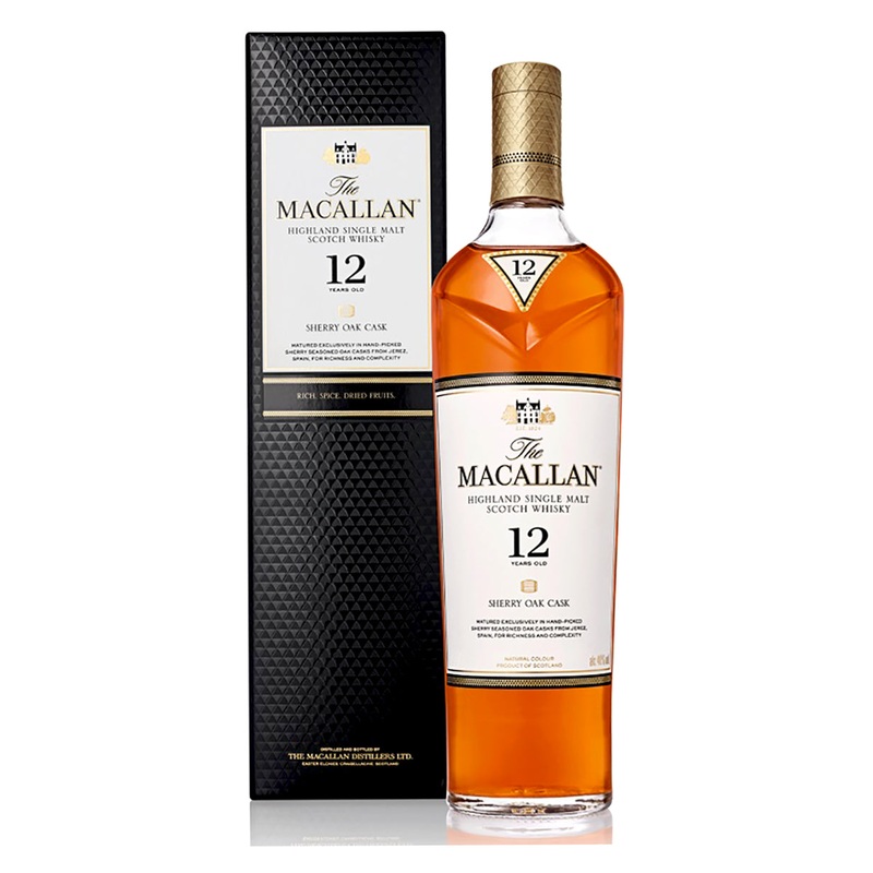 Macallan 12 Year Sherry Oak Cask 750ml