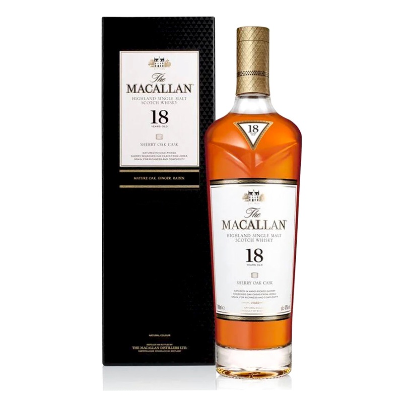 Macallan 18 Year Sherry Oak Scotch 750ml