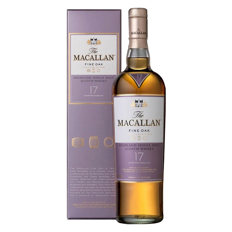 Macallan Fine Oak 17 Years Old Scotch