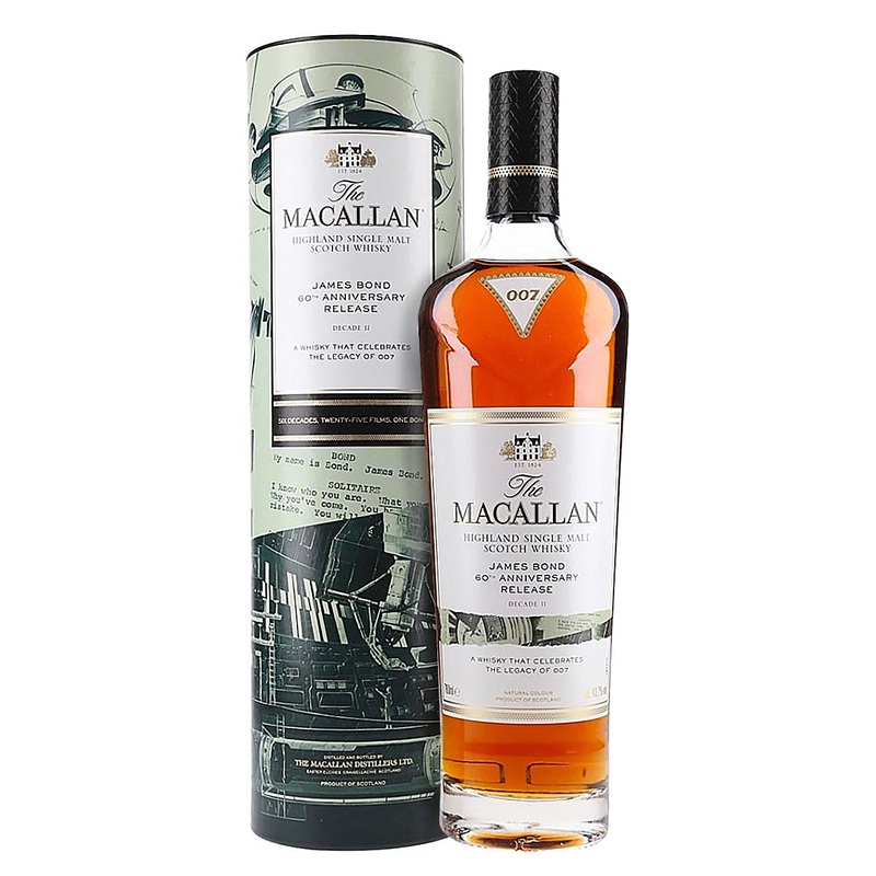 Macallan James Bond 60th Anniversary Release Decade II