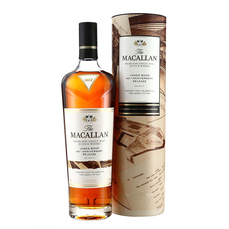 Macallan James Bond 60th Anniversary Release Decade IV