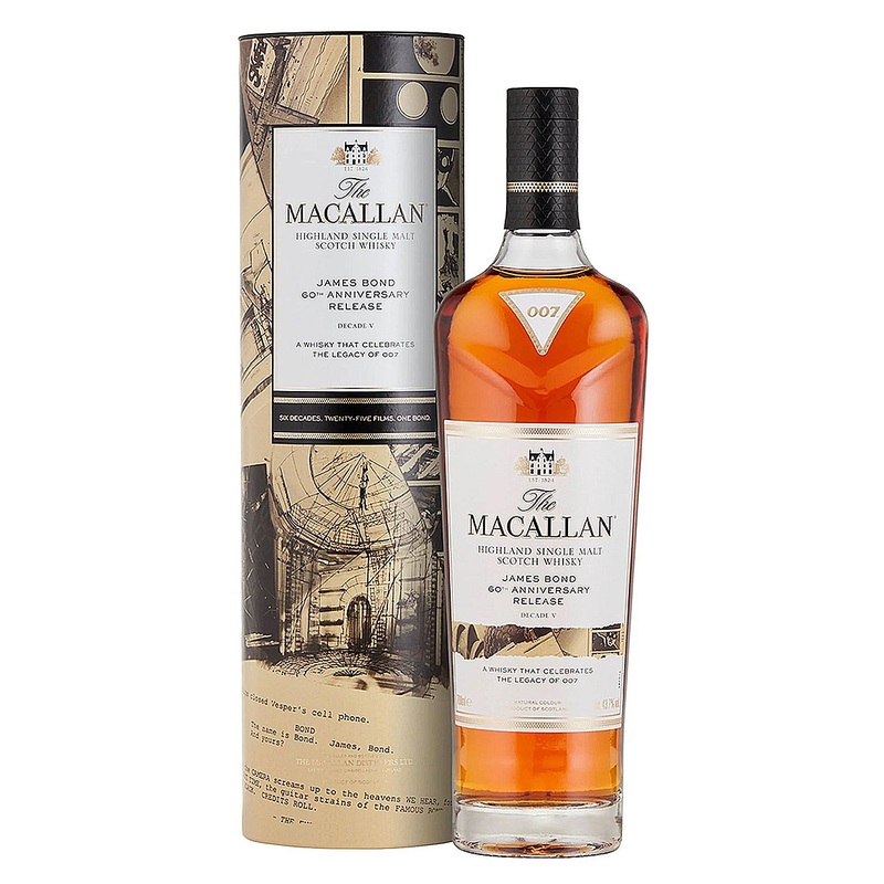 Macallan James Bond 60th Anniversary Release Decade V