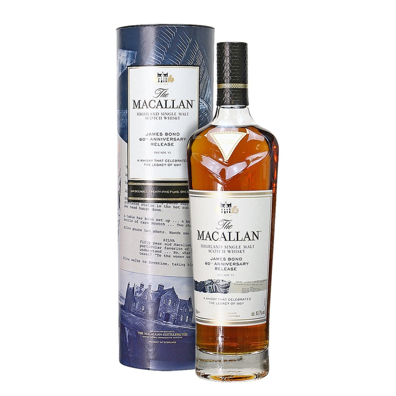 Macallan James Bond 60th Anniversary Release Decade VI