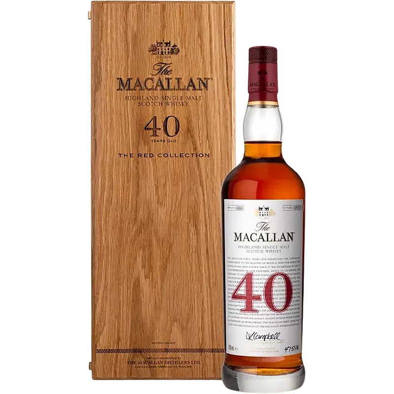 Macallan Red Collection 40 Years Old