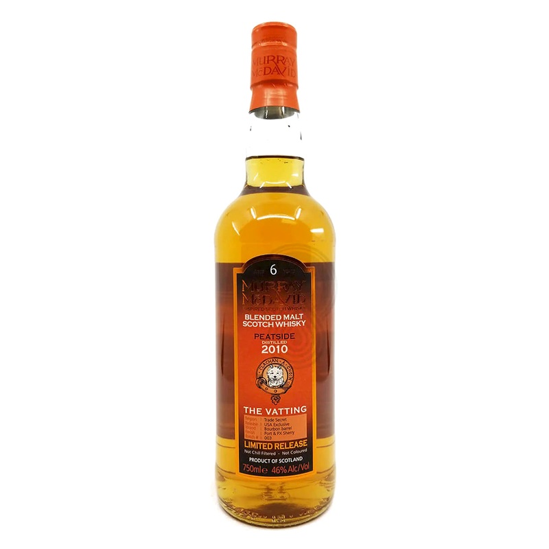 Murray McDavid Old The Vatting 2010 Peatside Port & Px Sherry Blended