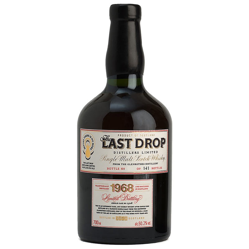 The Last Drop Glenrothes Cask 13508 #159 1968 Scotch