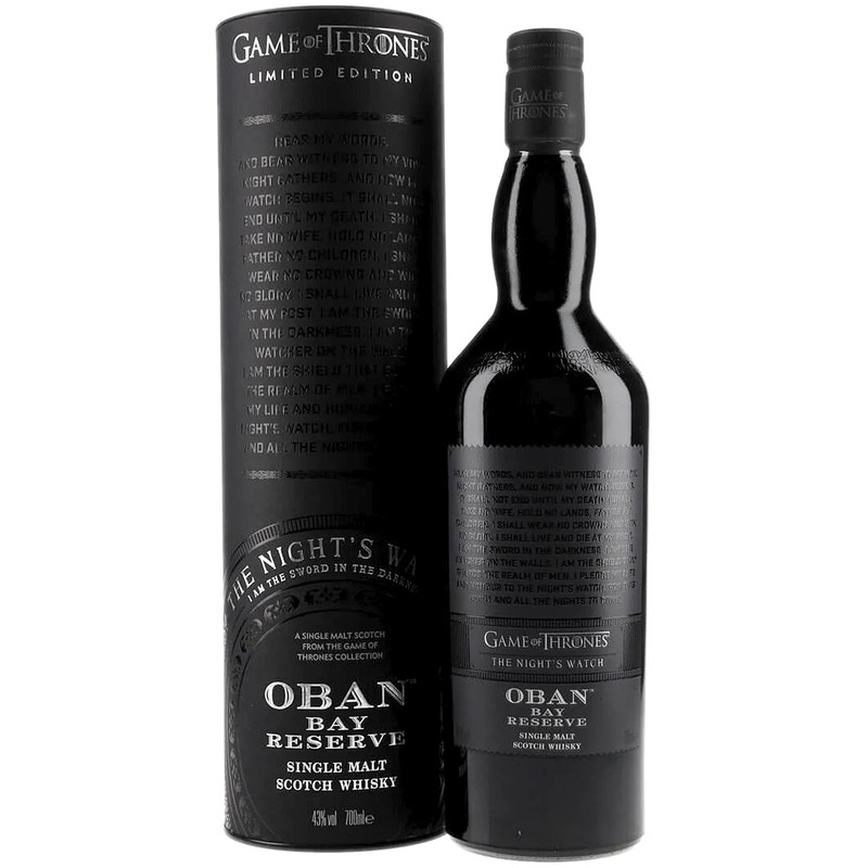 Oban Bay Reserve Whisky Game of Thrones The Night's Watch
