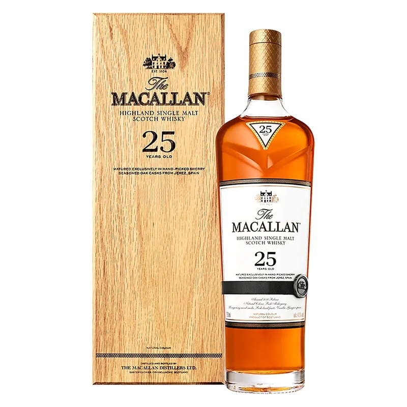 Macallan 25 Year Old Scotch
