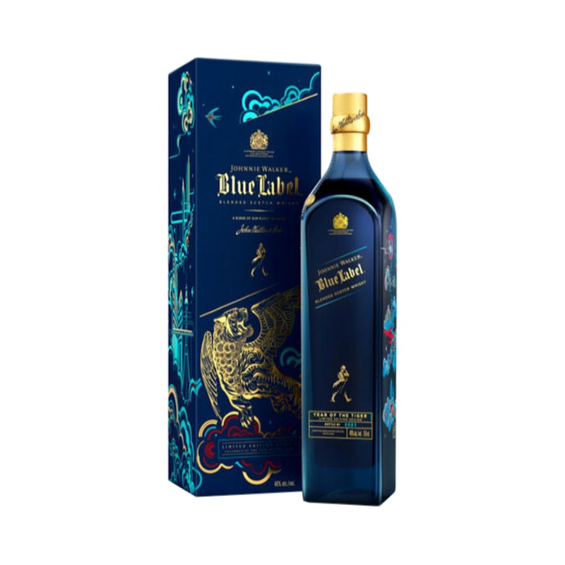 Johnnie Walker Blue Label Tiger Blended 750ml (HR)