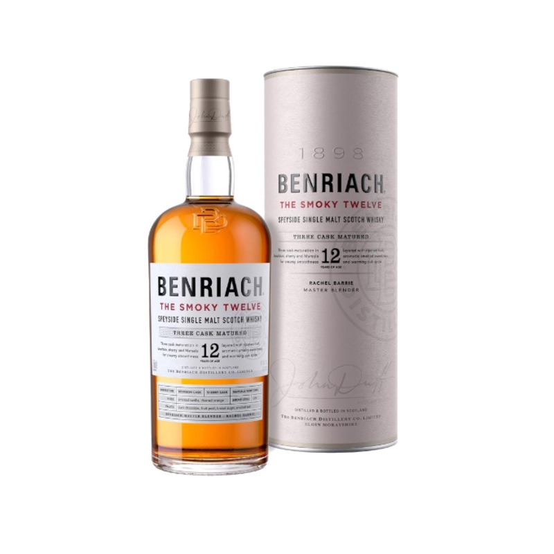 The BenRiach The Smoky 12 Years Single Malt 750ml