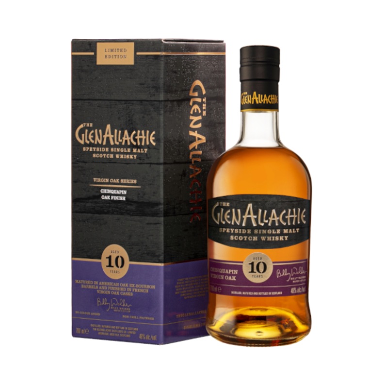 The GlenAllachie 10 Years Chinquapin Virgin Oak Finish SM 700ml