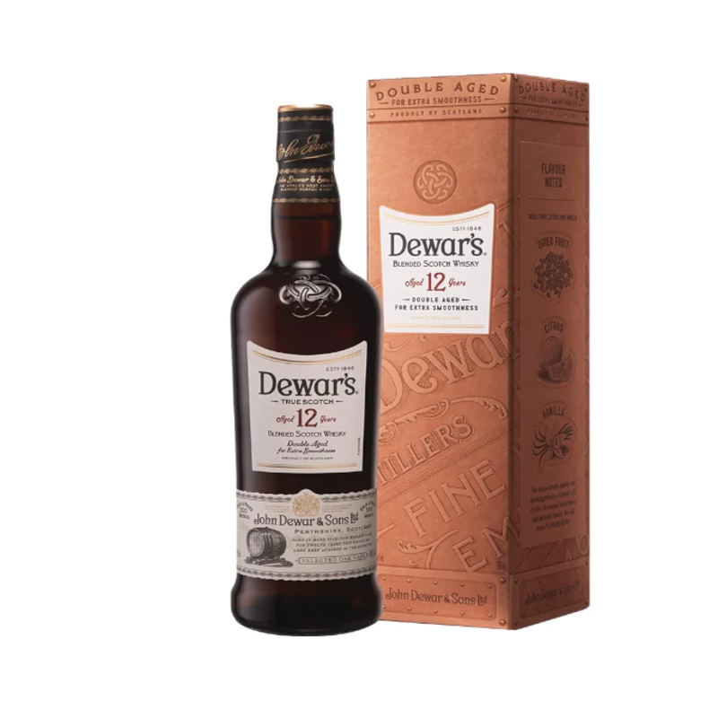 Dewars 12 Years Double Aged 750ml