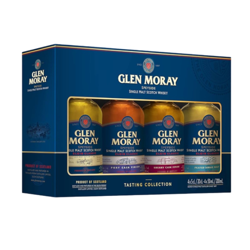Glen Moray Heritage Tasting Collection 50ml (4-Pack Bottle)