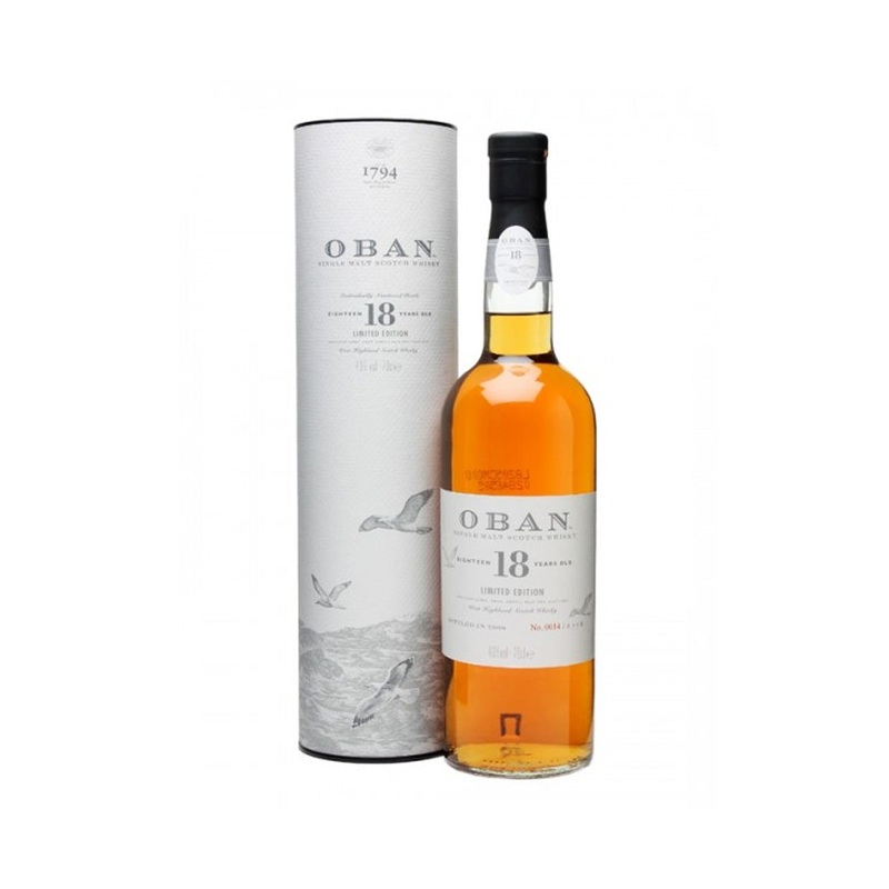 Oban 18 Year Old Scotch Whisky 750ml