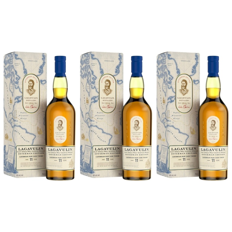 Lagavulin Offerman Edition Caribbean Rum Cask Finish 3PK