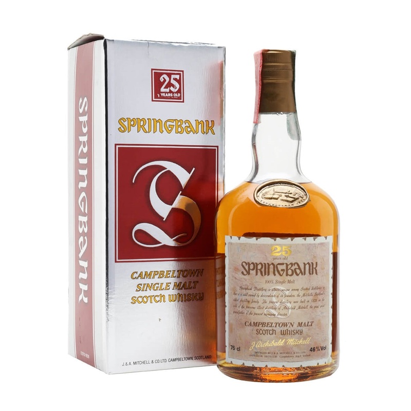 Springbank 25 Year Old 1980s Vintage Bottling