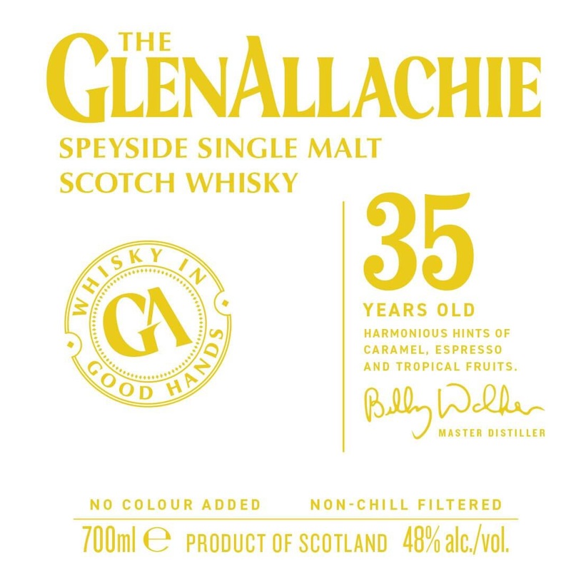 GlenAllachie 35 Year Speyside Single Malt Scotch Whisky 700 mL