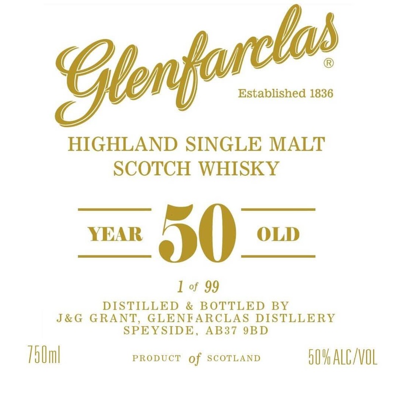 Glenfarclas 50 Year Old Highland Single Malt Scotch Whisky Limited Edition (1 of 99)