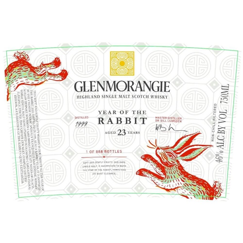 Glenmorangie Year Of The Rabbit Aged 23 Years