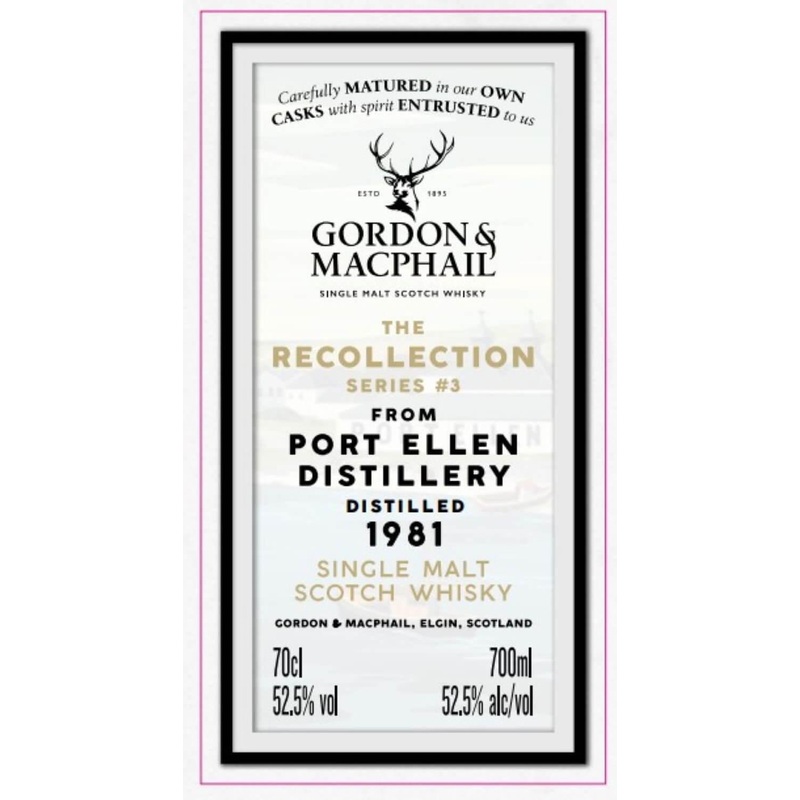 Gordon & MacPhail Recollection Series #3 Port Ellen 42 Year Old Single Malt Scotch Whisky 700mL