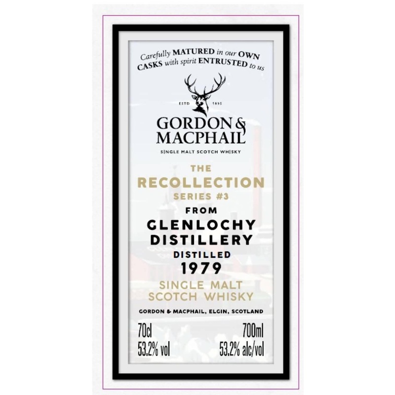 Gordon & MacPhail The Recollection Series #3 Glenlochy 1979 Single Malt Scotch Whisky 700mL