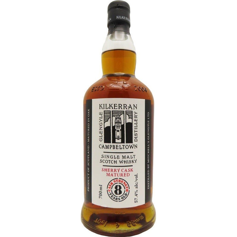 Kilkerran 8 Year Old Cask Strength Sherry Cask Matured