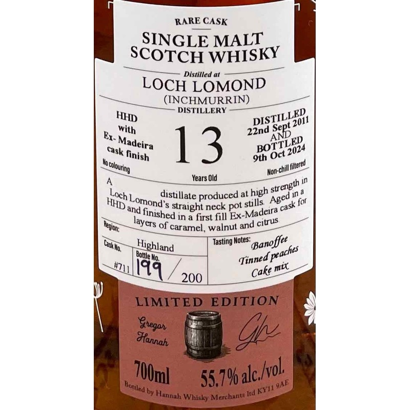 Loch Lomond Inchmurrin 13-Year-Old Single Malt Scotch Whisky - Madeira Cask Finish