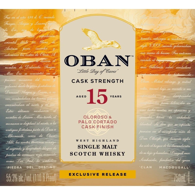 Oban 15 Year Old Cask Strength Single Malt Scotch Whisky