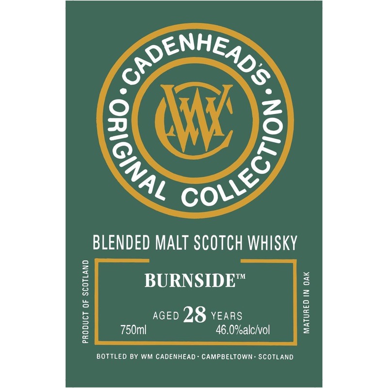 Cadenheads Burnside 28 Year Old Blended Malt Scotch Whisky
