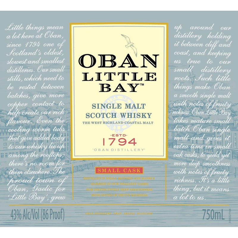Oban Little Bay Single Malt Scotch Whisky