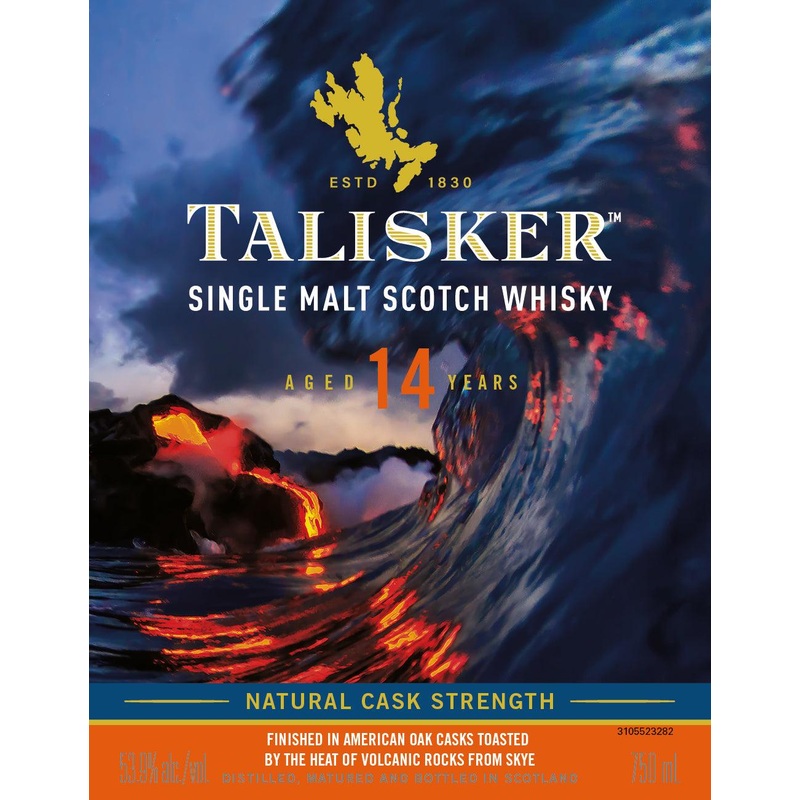 Talisker 14 Year Old Natural Cask Strength Single Malt Scotch Whisky