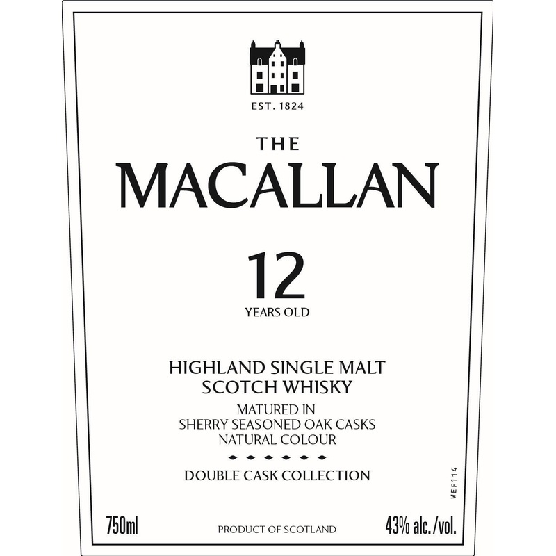 The Macallan 12 Year Old Double Cask Highland Single Malt Scotch Whisky