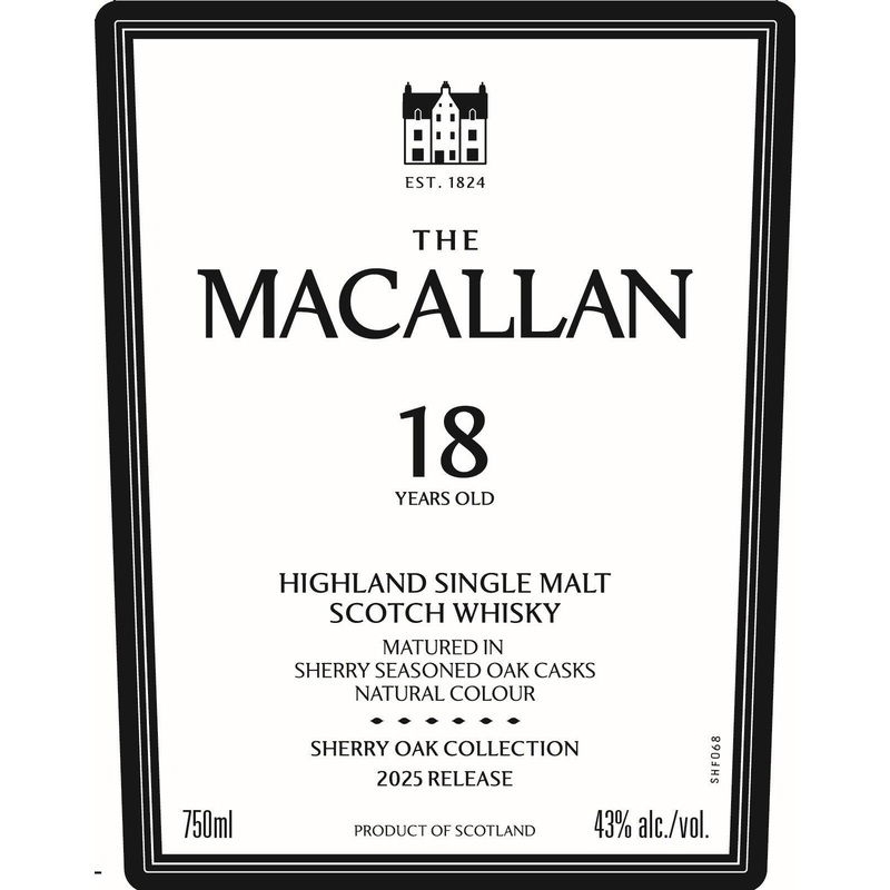 The Macallan 18 Year Old Sherry Oak 2025 Release