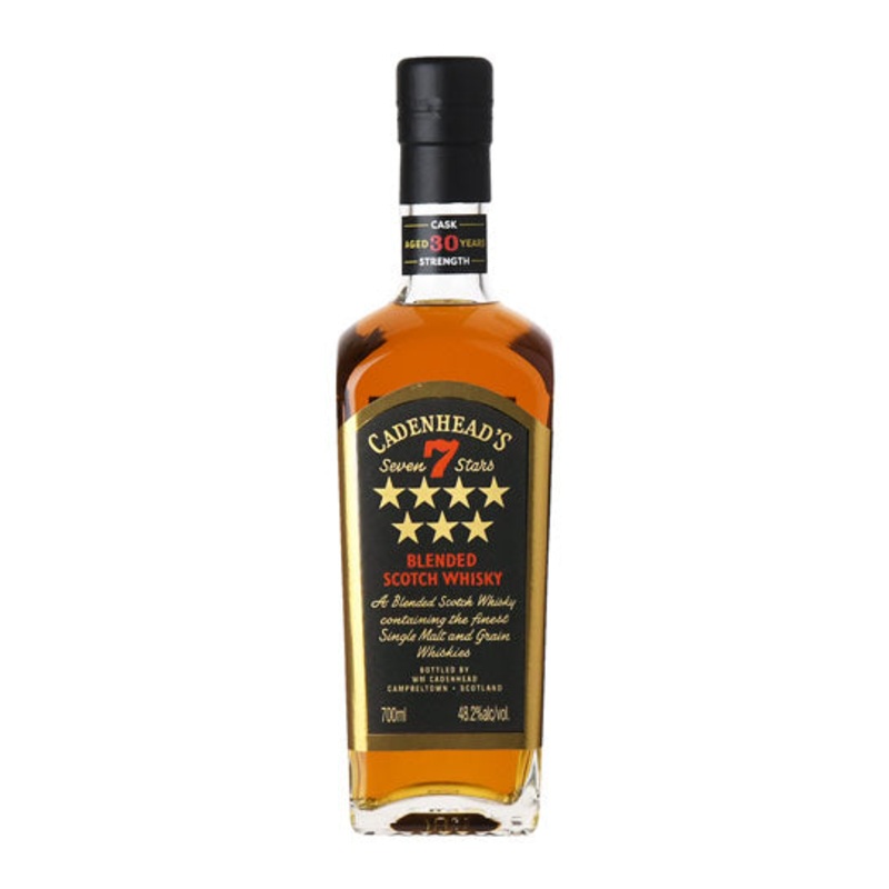 WM Cadenhead's Seven Star 30 Years Blended Scotch Cask Strength 700 ML