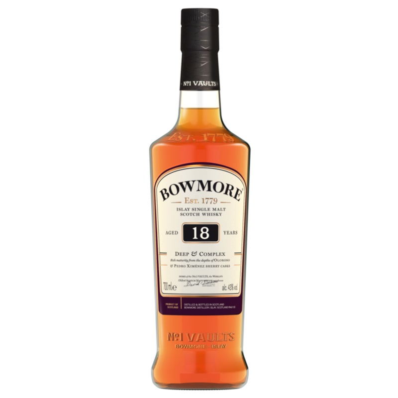 BOWMORE SCO SMALT 18YR 86