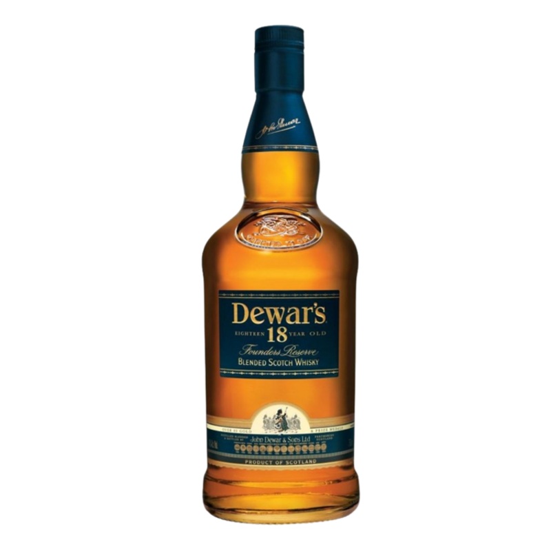 DEWARS BLENDED SCO 18YR 80 TIN
