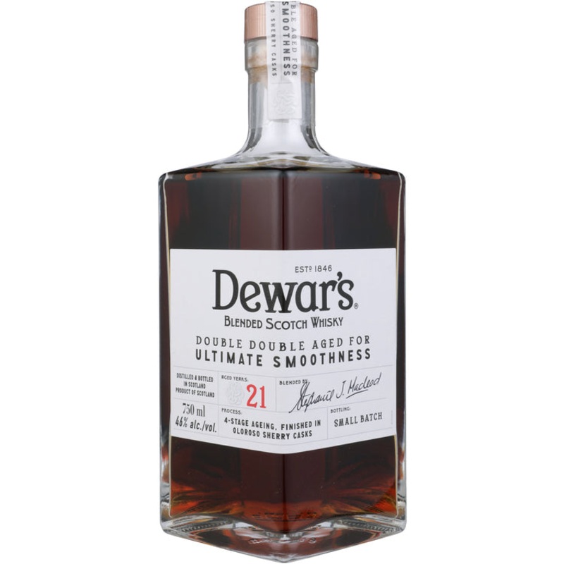 DEWARS SCO DBL DBL AGED 21YR 92