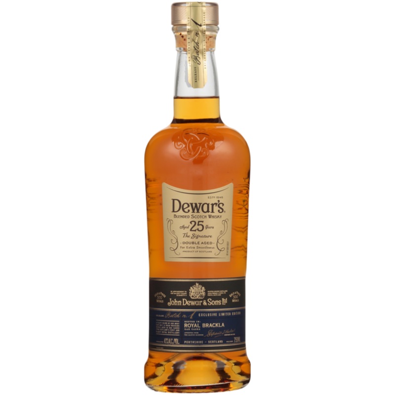 DEWARS SCOTCH THE SIGNATURE 25Y 80