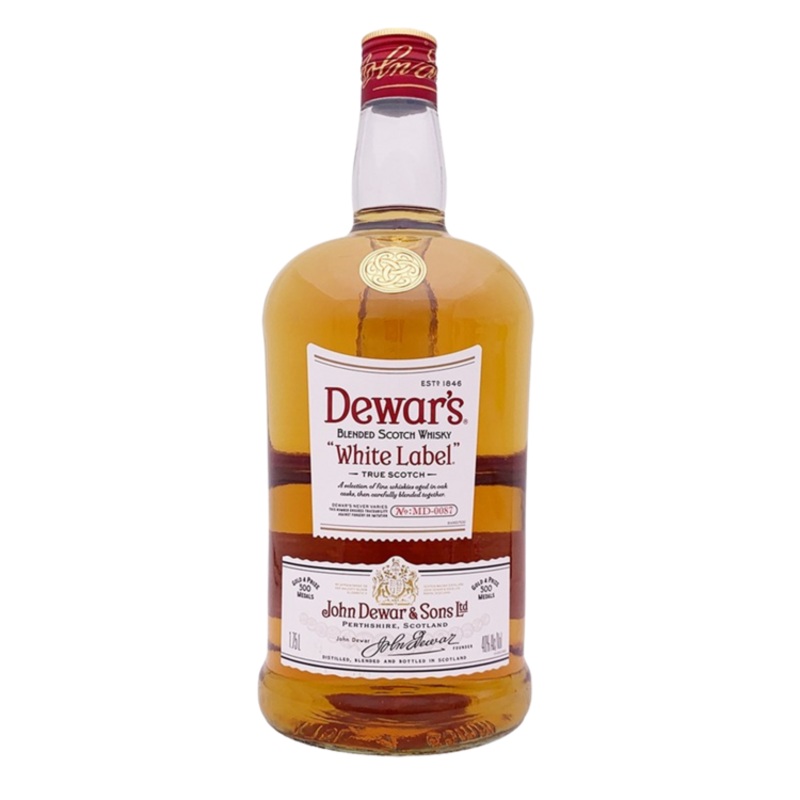 DEWARS WHITE LABEL 80 W/50ML 12YR