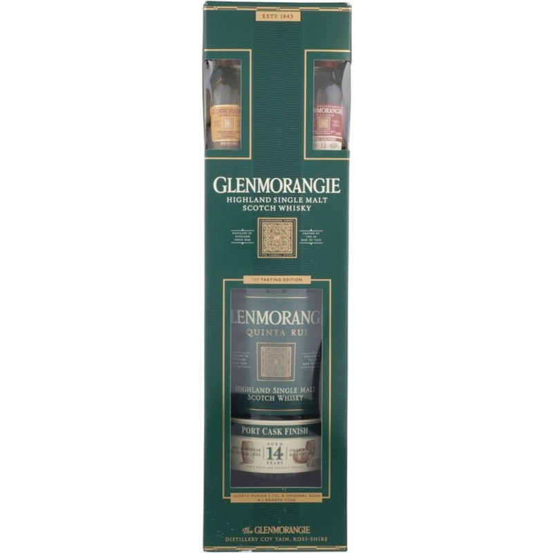 GLENMORANGIE SCO QUIN RUB W/2-50ML
