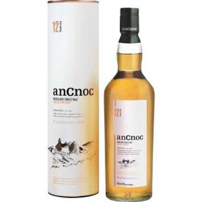 Ancnoc Highland Single Malt Scotch Whisky 12 Years Old 750ml
