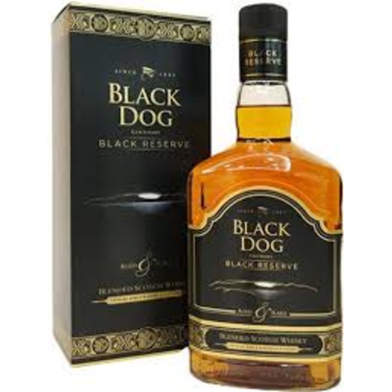 Black Dog Aged & Rare Blended Scotch Whiskey 750ml