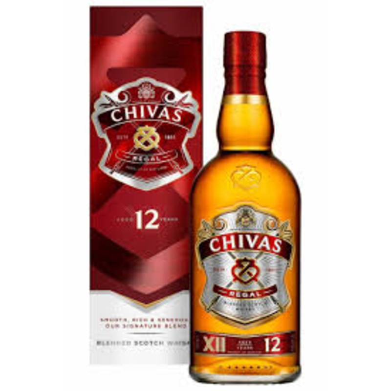 Chivas Regal Aged 12 Years Blended Scotch Whisky 750ml