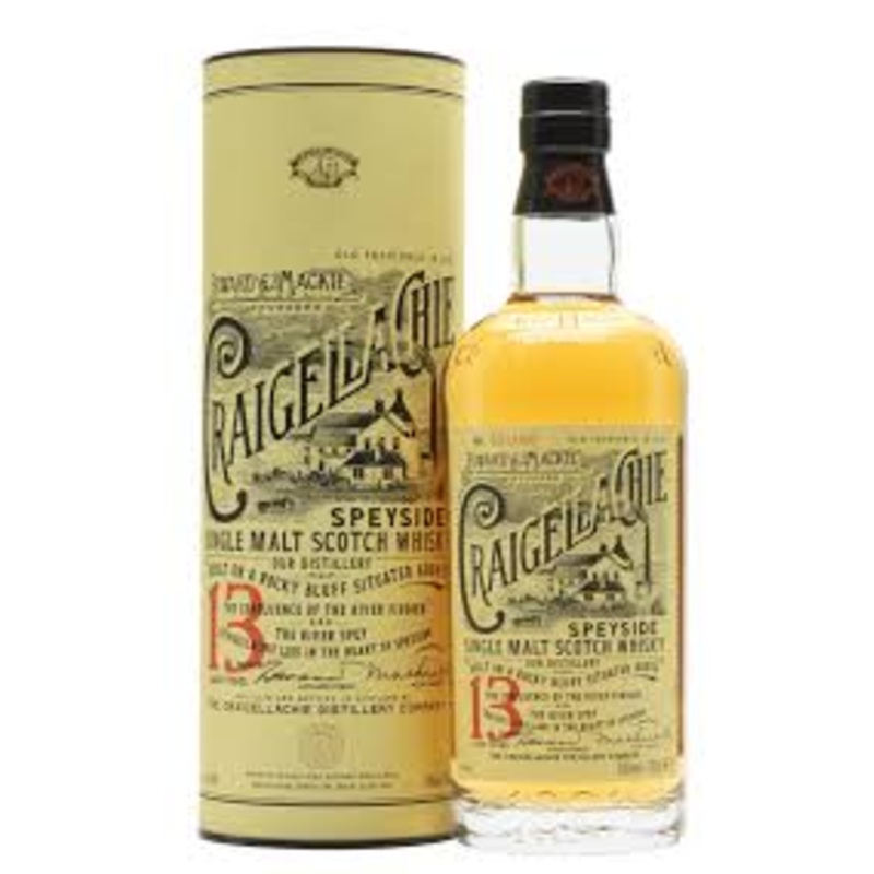 Craigellachie Speyside Singke Malt Scotch Whisky Aged 13 Years 750ml