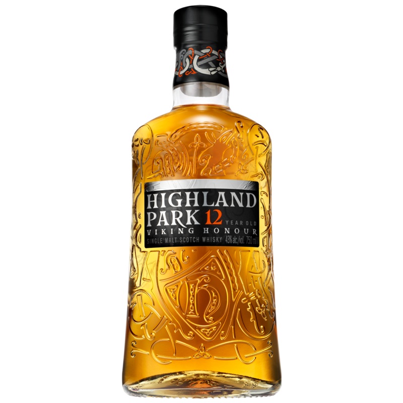 Highland Park 12 Year old Viking Honour Single Malt Scotch Whiskey 750ml
