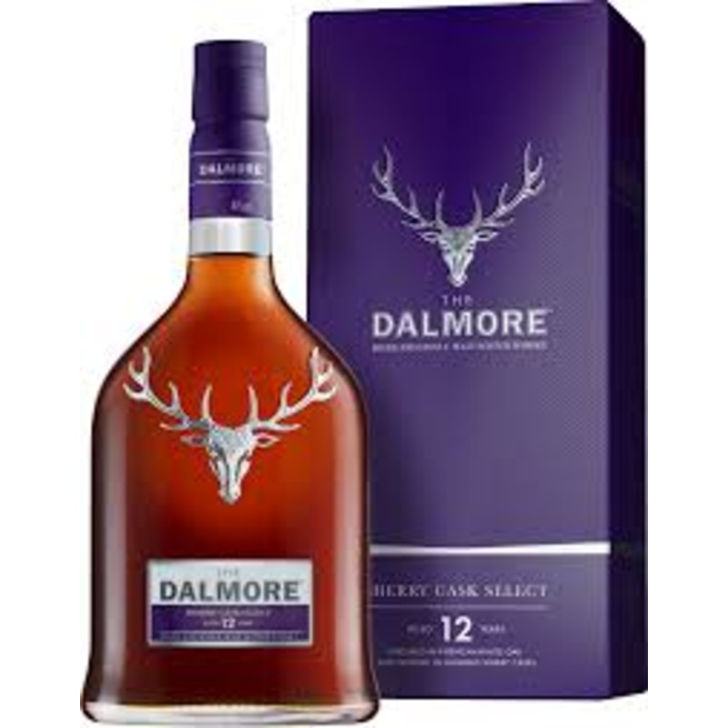 The Dalmore Sherry Cask Select Single Malt Scotch Whiskey 12years 750ml