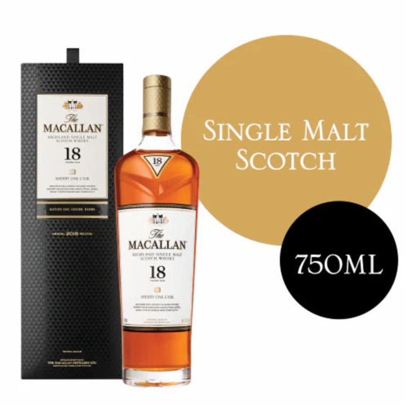 THE MACALLAN 18 YEARS OLD SHERRY OAK CASK