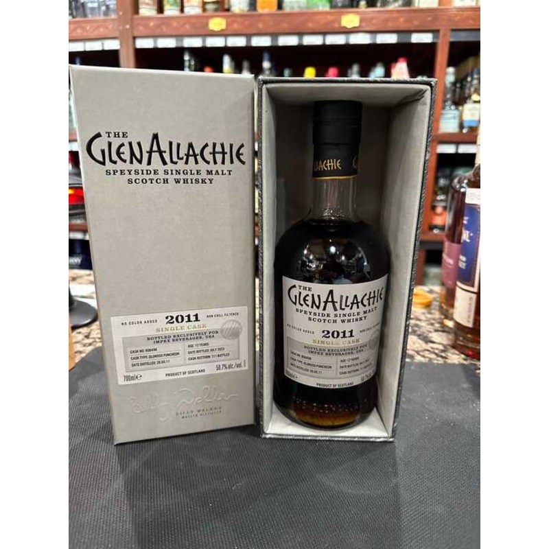 2011 GlenAllachie Single Cask 12 Year Old Single Malt Scotch Whisky 700ml